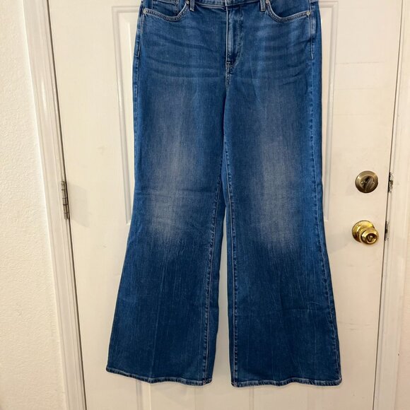 NYDJ Blue Flare & Wide Leg Jeans - Picture 9 of 12